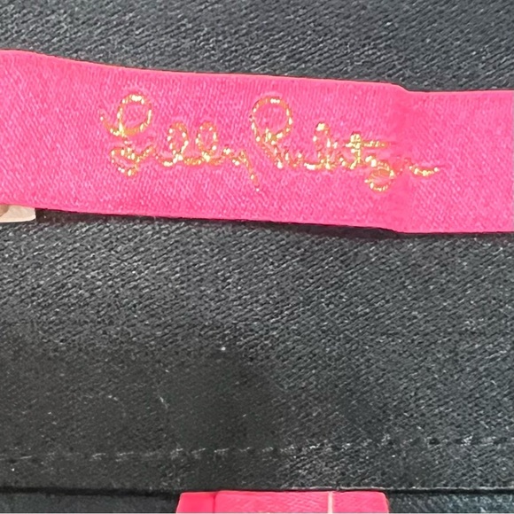 Lilly Pulitzer Midnight Navy Pull On Travel Stretch Cotton CasualPants Women’s 2 - Picture 13 of 13